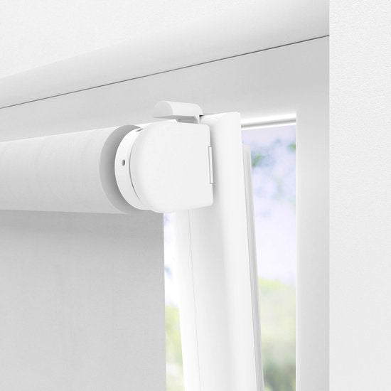 VONROC SMART BLINDS - Elektrisch rolgordijn - Uitbreiding - 100 x 190 - Wit – Zonder afstandsbediening en oplaadkabel