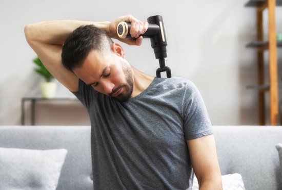 Wellhealth - Oplaadbaar mini massagepistool voor soepele spieren - Mini massagepistool