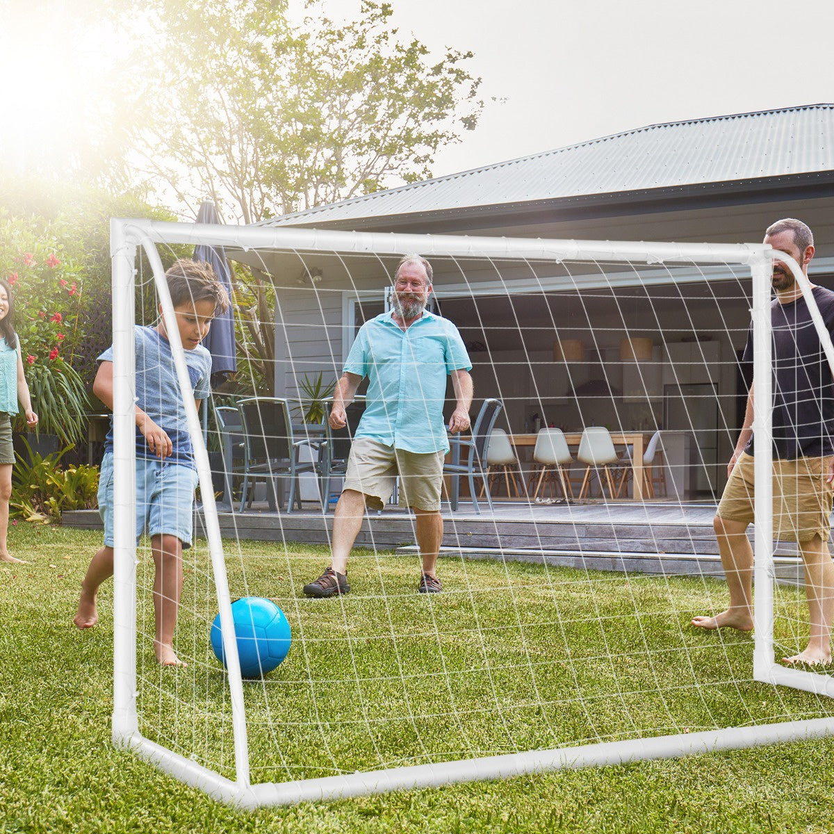 Coast Kindervoetbaldoel - 180 x 120 cm - voor spelen en trainen voor kinderen en tieners vanaf 6 jaar