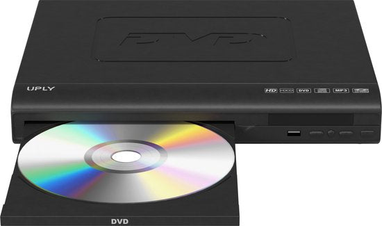 UPLY DVD Speler met HDMI - Full HD - Regiovrij - Inclusief HDMI en Afstandsbediening - DVD en CD Speler - USB
