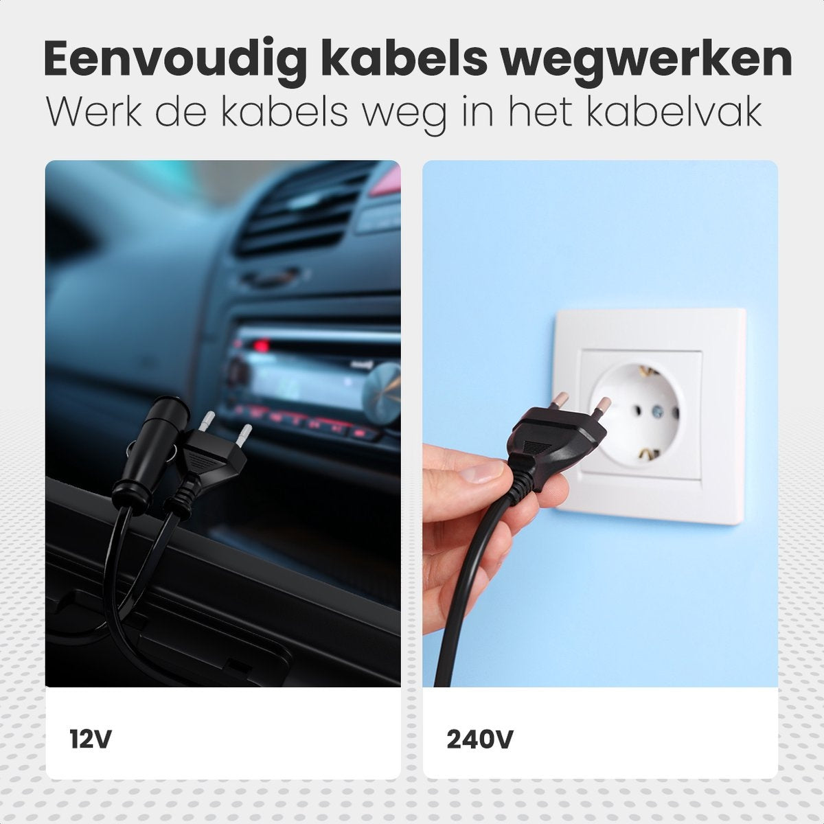 Auronic Elektrische Koelbox - Coolbox - 20L - 12V en 240V - Zwart