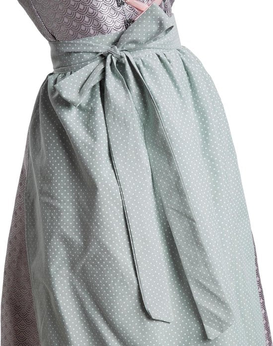 Dressforfun Midi-Dirndl Oberammergau model 2 XL - verkleedkleding kostuum halloween verkleden feestkleding carnavalskleding carnaval feestkledij partykleding - 304628