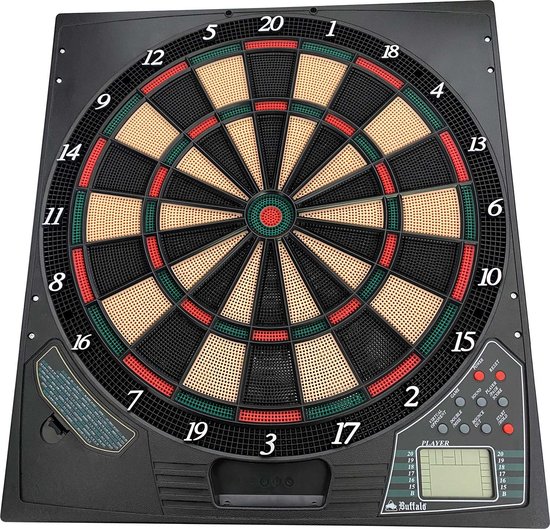 Buffalo Elektronisch Dartbord Rookie - Ø43cm - Zwart