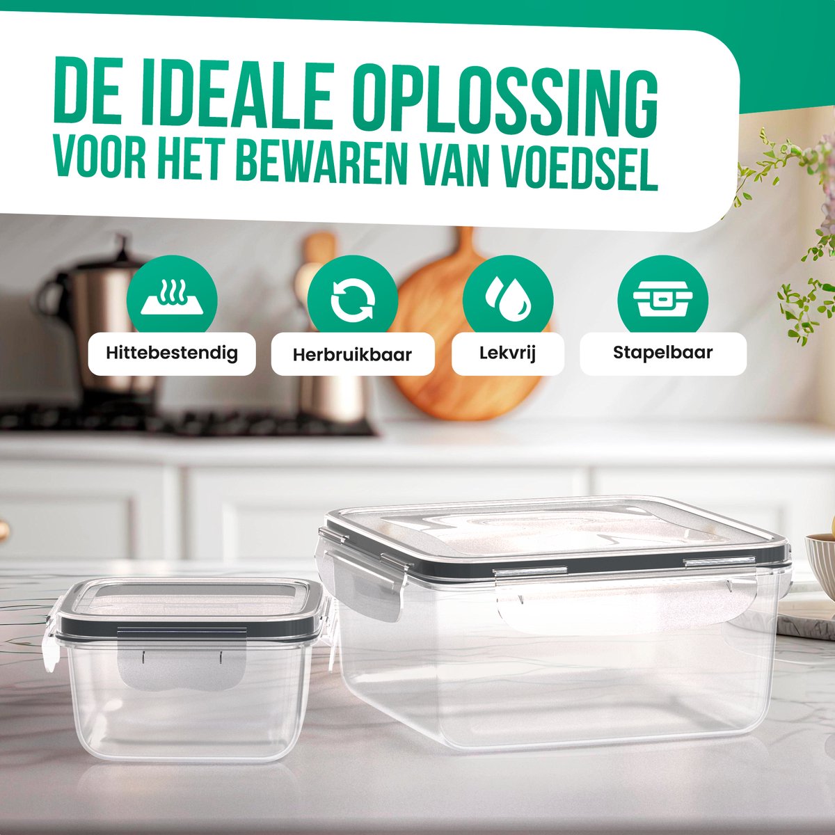 Avalo Vershoudbakjes - 30 Delige set - BPA Vrij