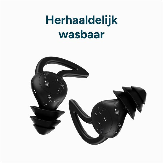 Alyze Oordoppen - 2 Pack - Earplugs - Sleep - Festival partyplug - Loop - Plugs - Anti Snore - Snurken - Gehoorbescherming - Slapen - Earplugs - Incl. storage box