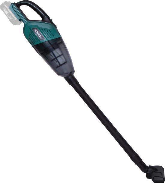 VONROC Krachtige accu steelstofzuiger / stofzuiger – VPower 20V – Zonder accu & lader – 0.5L opvangbak - Incl. 3 mondstukken