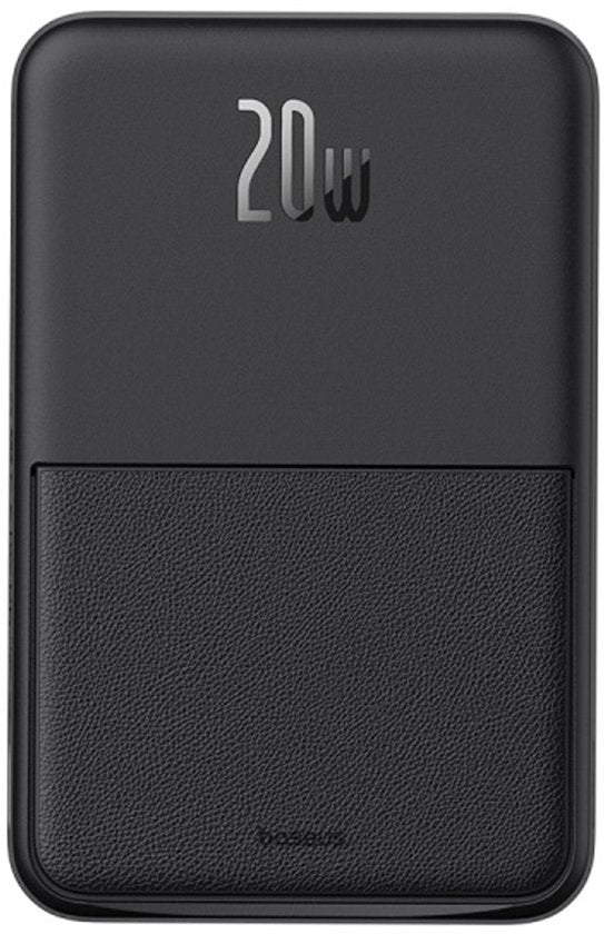 Baseus MagPro MagSafe Powerbank 20W met Standaard 5.000mAh Zwart