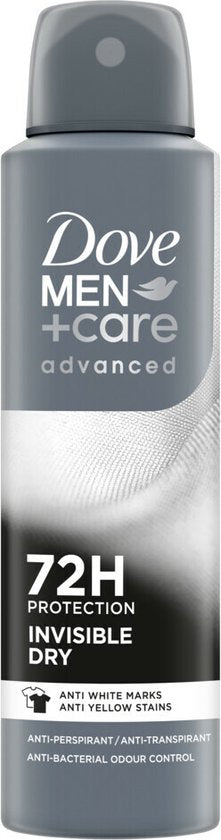 Dove Men+Care - Deodorant - Spray - Invisible Dry - 150ml