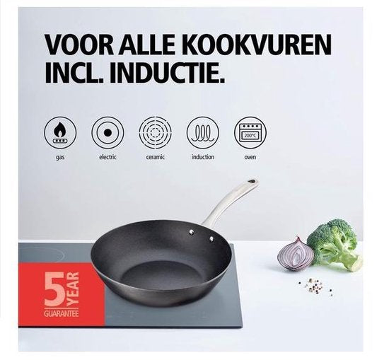 Brabantia Ultra Scratch Resistant Wokpan - 28 cm