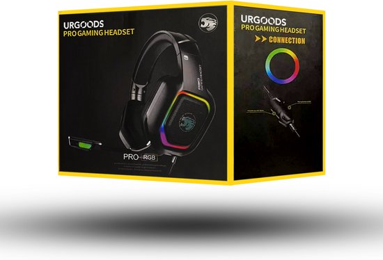 Gaming Headset met Microfoon - Headset PS4, PS5, Xbox One, Xbox Series en PC - Virtueel 7.1 Surround Sound