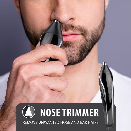 alpina Tondeuseset - Trimmer - Tondeuse - Gezicht en Body - Scheren en Trimmen - 6-in-1 - 3 Watt