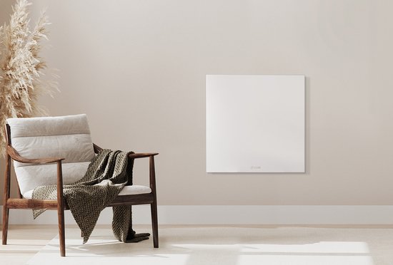 Vlectro - Slim infraroodverwarmingspaneel met instelbare timer - 350 W