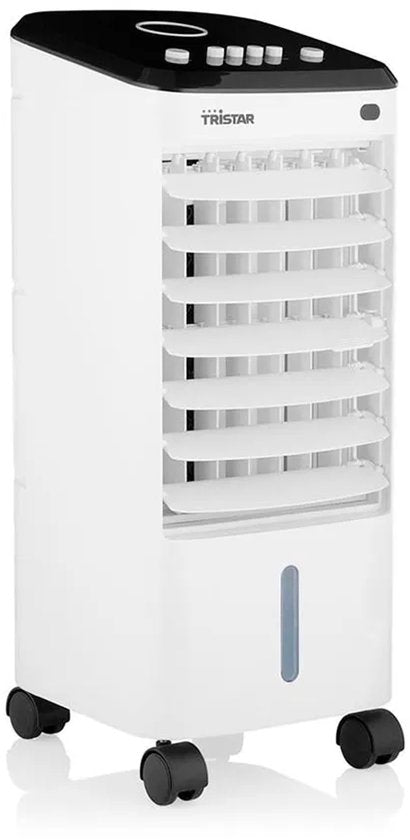 Mobiele Aircooler – 3-in-1 Luchtkoeler – Op Wieltjes – Geen Slang Nodig – Tristar AT-5445 – Wit