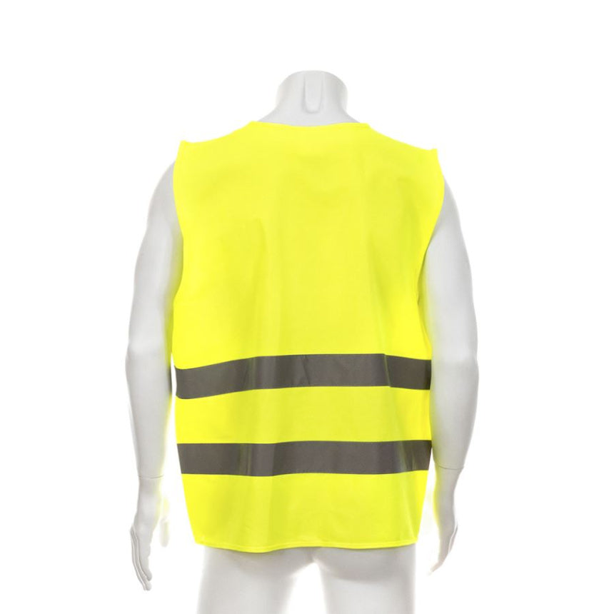 Reflecterend Veiligheidsvest – Geel – Hoge Zichtbaarheid – Voor Auto & Fiets