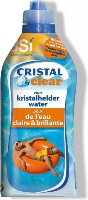BSI - Cristal Clear - Voor Kristalhelder zwembadwater - Zwembad - Spa - 1 l