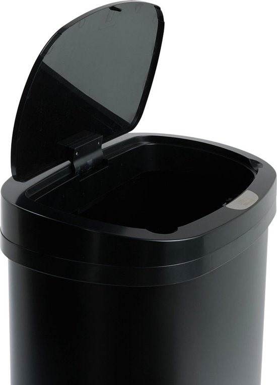 Umuzi Cleaning Touch Bin Prullenbak - 58 liter - Zwart - 70x29x41cm