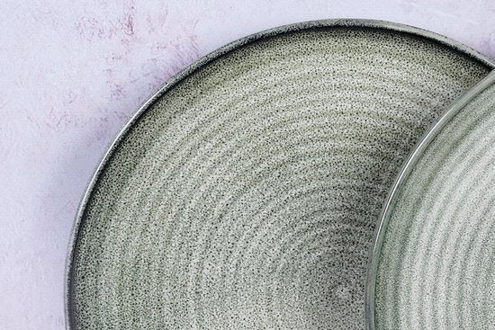 bord ZEN Ø28cm - 6 stuks - Naturel