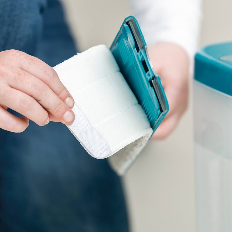 Livington Everclean Mop Microvezelpads - Geschikt voor Alle Vloeren - Extra Zacht en Absorberend