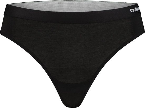 Apollo Dames String Zwart Bamboe 3-pack - Maat XL