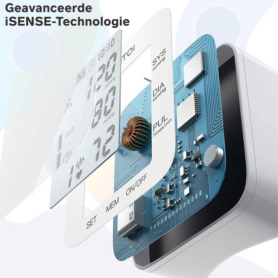 Bintoi® BXE200 - Bloeddrukmeter Pols - Hartslagmeter
