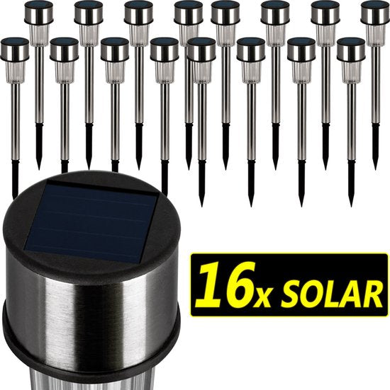 Tuinverlichting LED – 16 stuks Waterdicht – Rood Groen Blauw