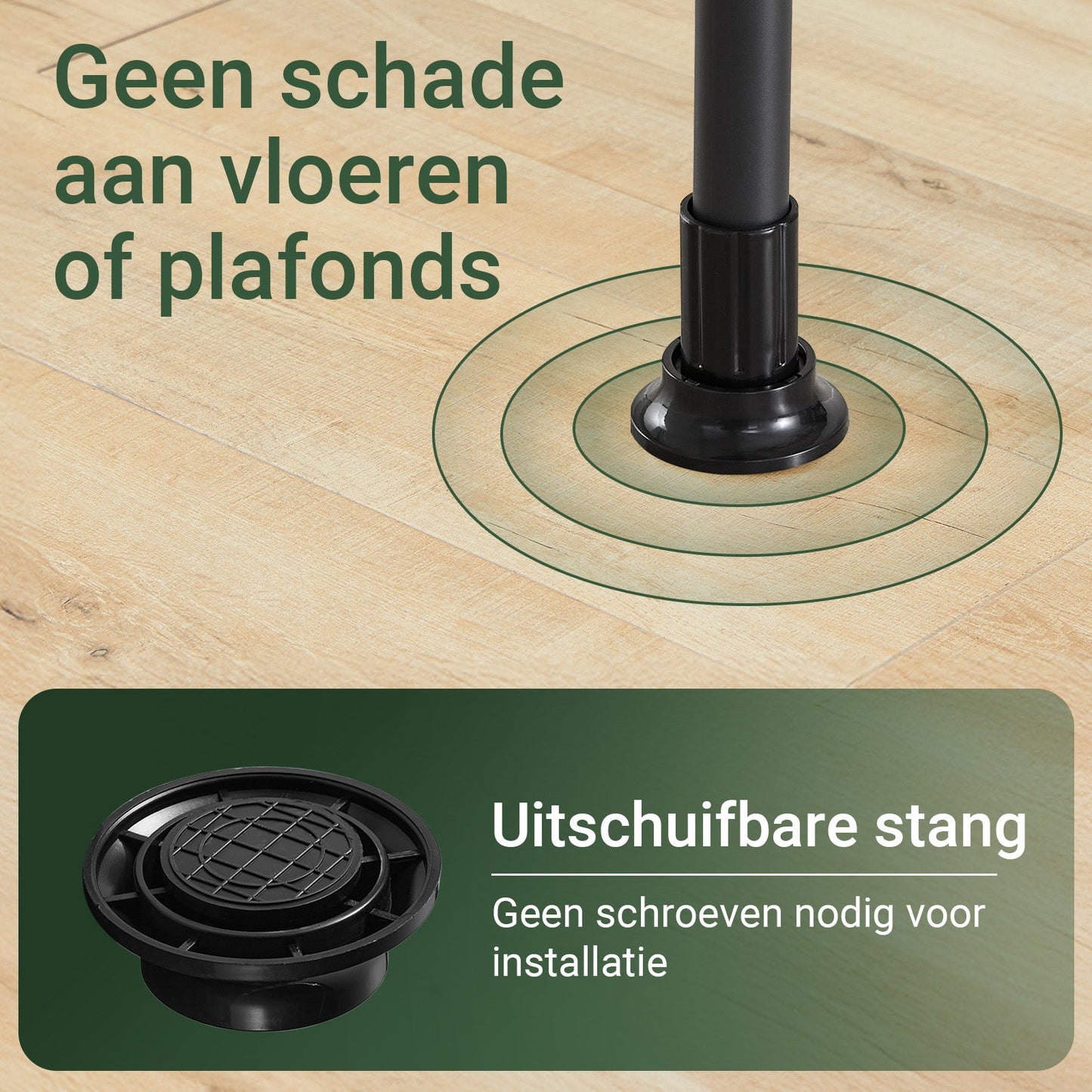 SoBuy Telescopisch kledingrek KLS04-II-SCH - 209–311 × 200–295 cm - Zwart - Verstelbare open garderobekast met stangen en planken