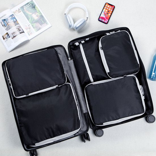 saaf Compression Packing Cubes Set - 5-delig - Zwart