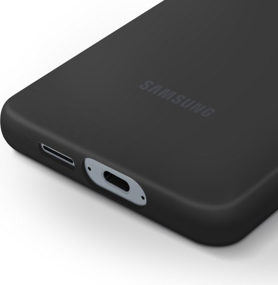 Samsung – Silicone Case Galaxy A55 5G – Voorzien Van Matte Finish En Slank Ontwerp En Zijdezachte Grip – Voor Samsung Galaxy A55 5G – Zwart Siliconen