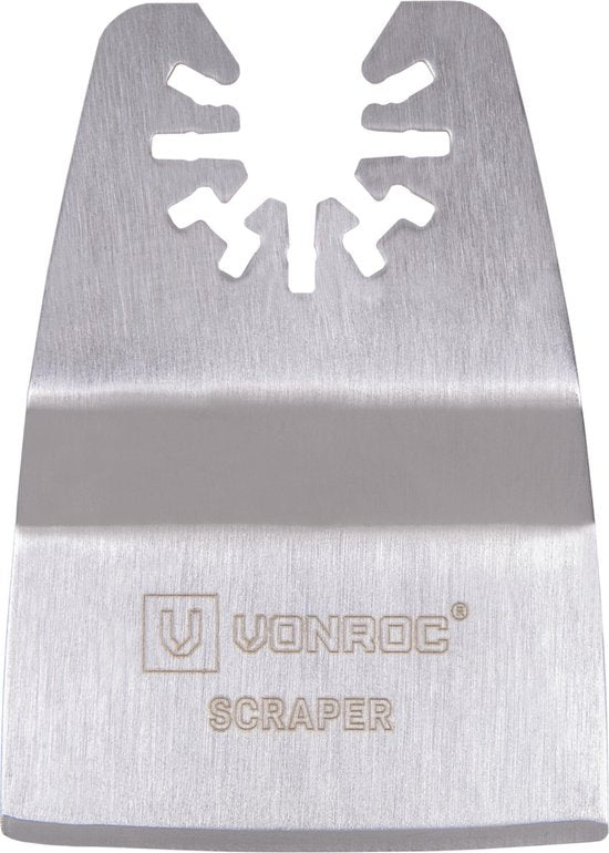 VONROC Accessoireset voor oscillerende multitools – 4 stuks; hout, metaal, gipskarton & kunststof