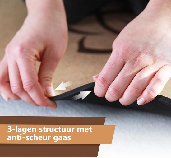 DH FitLife Yogamat van kurk & TPE, mat 183 x 61 x 0,6 cm, fitnessmat, antislip en milieuvriendelijk, sportmat van nature zelfreinigend, yogamat met oriëntatielijnen (grote lotos)