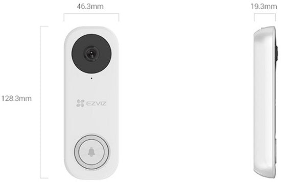 Ezviz DB1 Pro, 5MP WiFi videodeurbel