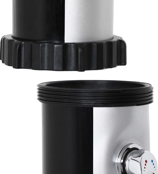 Monzana Buitendouche 35 liter – Solar UV-Bestendig 60°C - Zwart