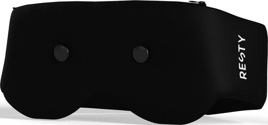 Resty® 4-in-1 Slaapmasker – 100% Lichtdicht – Koelen/Verwarmen/Aromatherapie – 3 Inzetstukken – Comfortabele 4D-pasvorm