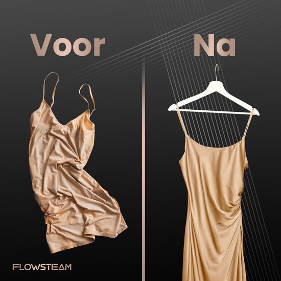FLOWSTEAM® Luxe Kledingstomer - Handstomer - Stoomapparaat Kleding - Matte Black Edition - Inclusief Opbergzakje