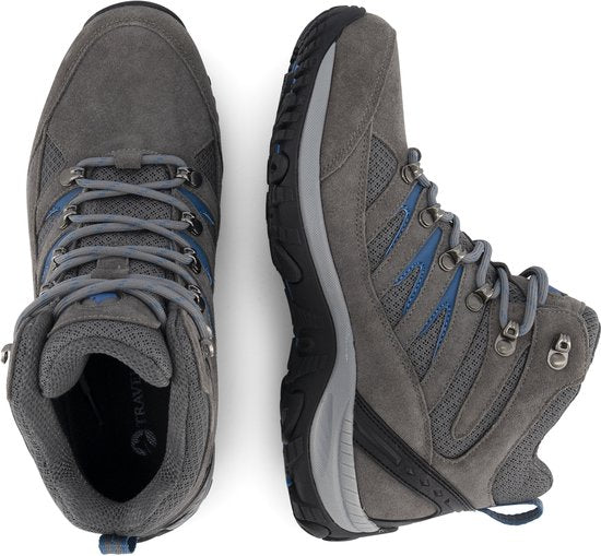 Travelin' Hornborg Dames - Halfhoge wandelschoenen - Waterdicht - Grijs - Maat 38