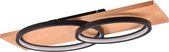 TRIO BARCA - Plafondlamp - Zwart mat - incl. 1x SMD 30W