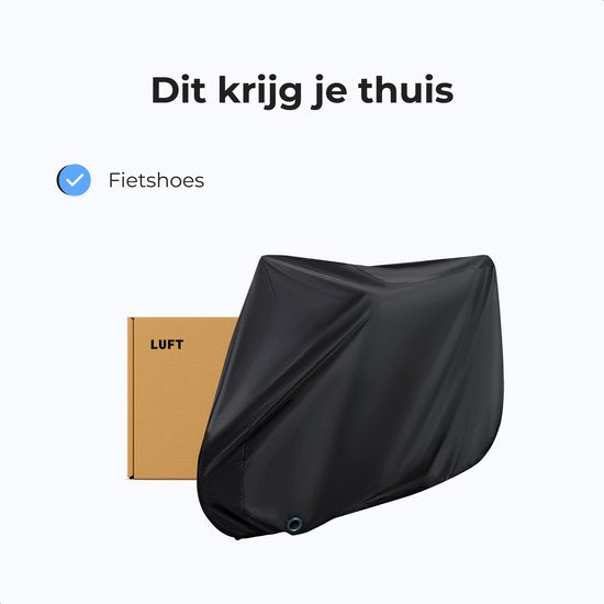 Bakfietshoes - 100% waterdicht - Bakfiets - Beschermhoes - Hoezen - Regenhoes - Cover - Zwart - Extra sterk - Luft