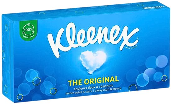 Kleenex - Tissues - The Original - Voor Dagelijks Gebruik - 72 stuks per verpakking - Voordeelverpakking - 12 stuks