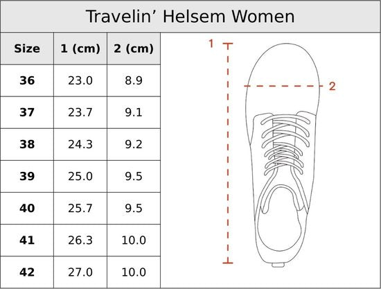 Travelin' helsem Sandalen - Dames - Zwart - Maat 40