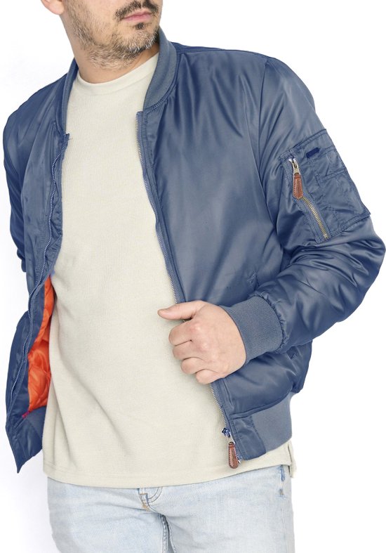 Cappuccino Italia - Heren Jas zomer Navy Seal Jacket Navy - Blauw - Maat M