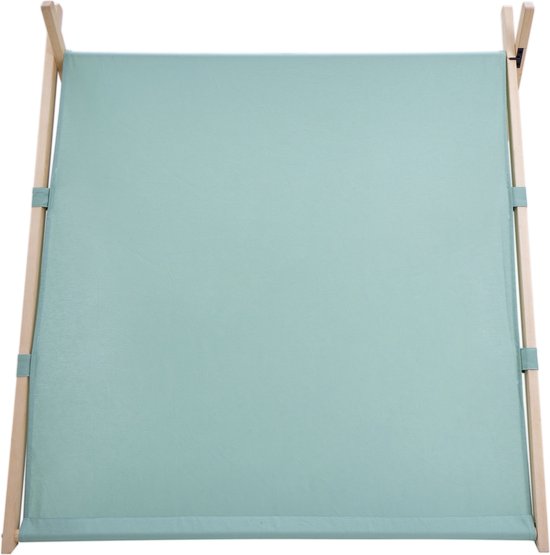 Sunny Como Speeltent Groen – Wigwam Tipi Tent voor kinderen - Stokken FSC hout - 123x106x107cm