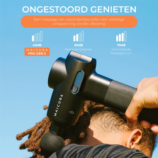 Maicura PRO GEN2 - Massage Gun - Professioneel - Massage Apparaat - Massage Pistool - Hot/Cold Massagekop