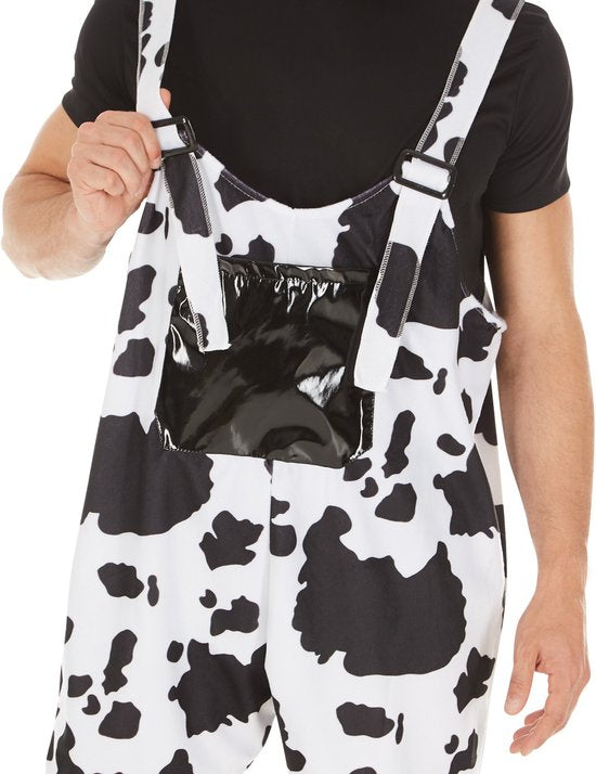 Dressforfun Kostuum koe L - verkleedkleding kostuum halloween verkleden feestkleding carnavalskleding carnaval feestkledij partykleding - 300849