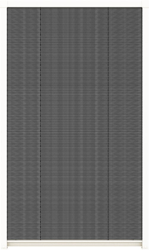 Livn plissehor raam Plus 60x155cm wit - Geschikt voor naar buiten draaiende ramen en dakramen - Montage op het kozijn - Breedte 25 cm inkortbaar, hoogte onbeperkt