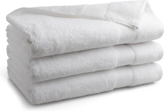 Katoenen handdoek - 3 stuks - 70x140 - wit