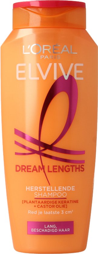 L'Oréal Paris Elvive Dream Lengths Shampoo - Voor lang, beschadigd haar - Herstellende shampoo - 250 ml