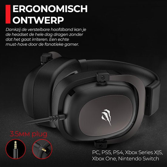 Gamenote Gaming Headset - PC, Xbox, PS4 - Met Microfoon - Noise cancelling