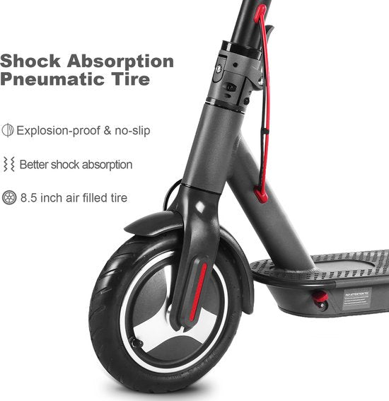 D8 Pro S Elektrische Step | 500W | 8.5" | Zwart | Max. Snelheid 25 km per uur | iOS/Android App