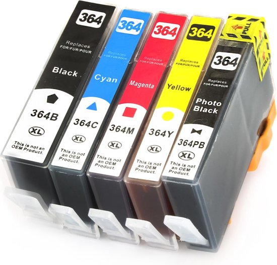 Huismerk 364XL 10 cartridges geschikt voor HP (incl. foto)
