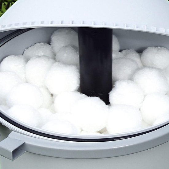 Monzana Zandfilterpomp Filterballen - 1400g 50 mm - Wit
